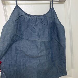 Time and Tru Blue Denim Camisole